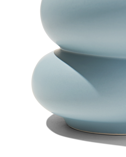 vase céramique gris-bleu Ø18x22 - 13331000 - HEMA