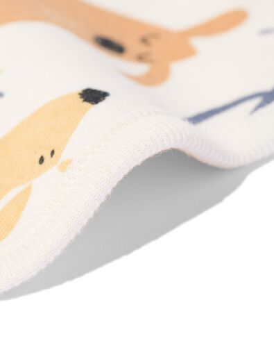 2 bavoirs avec chiens coton - 33303630 - HEMA