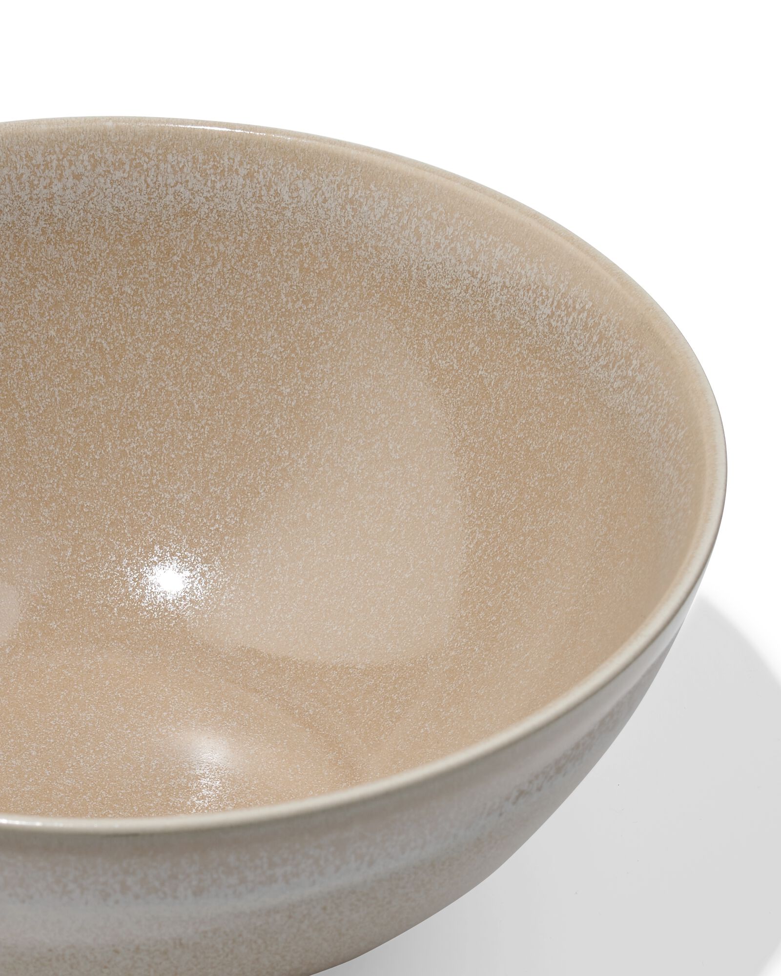 Sch&auml;lchen &Oslash; 16 cm, Monaco, reaktive Glasur, hellbraun - 9650200 - HEMA