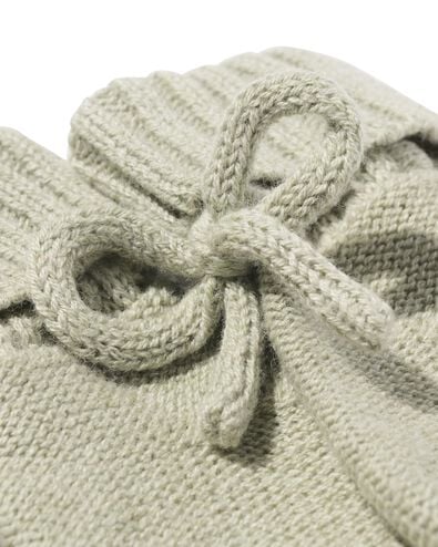 babysokken gebreid wol middengroen middengroen - 4700750MIDGREEN - HEMA