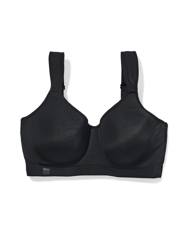 soutien-gorge de sport pr&eacute;form&eacute; &agrave; maintien &eacute;lev&eacute; avec armatures noir noir - 21700264BLACK - HEMA