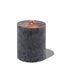 bougie rustique - 8 x 7 cm - anthracite noir 7 x 8 - 13502008 - HEMA