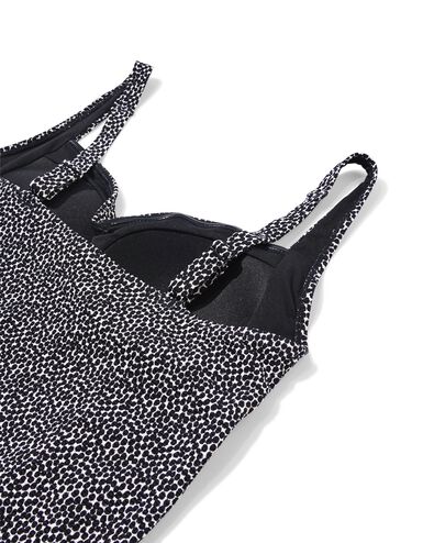 Damen-Tankini-Oberteil Demy, figurfreundliche Passform, gepunktet schwarz/wei&szlig; schwarz/wei&szlig; - 22360560BLACKWHITE - HEMA