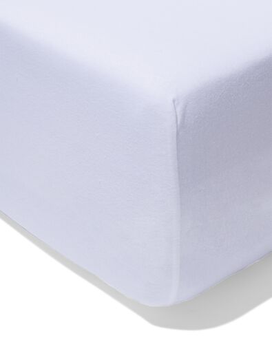 drap-housse boxspring molleton stretch 140x200 blanc - 5180071 - HEMA
