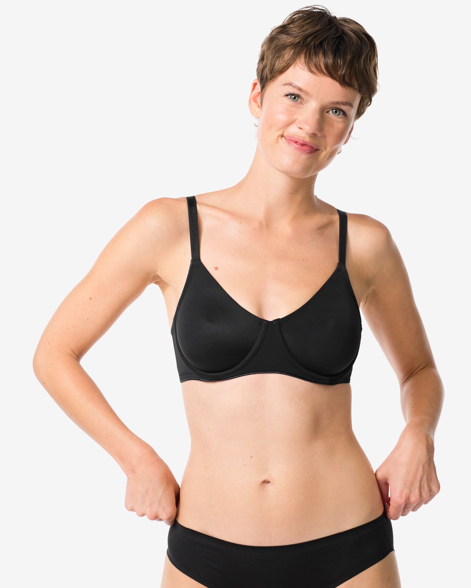 soutien-gorge non préformé à armature - lot de 2 bleu bleu - 21898020BLUE - HEMA