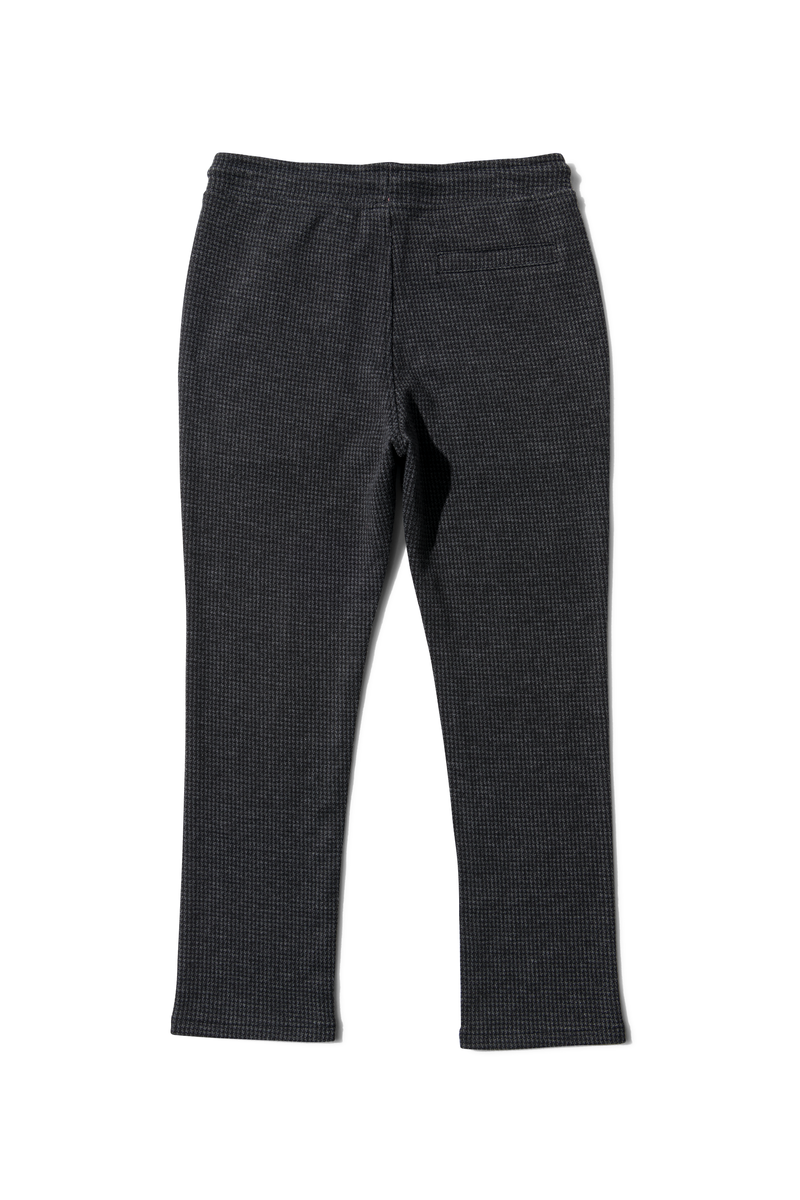 pantalon enfant jacquard gris chiné gris chiné - 1000029587 - HEMA