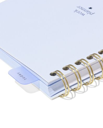 agenda de travail 21x14,8 cm bleu clair - 14103702 - HEMA