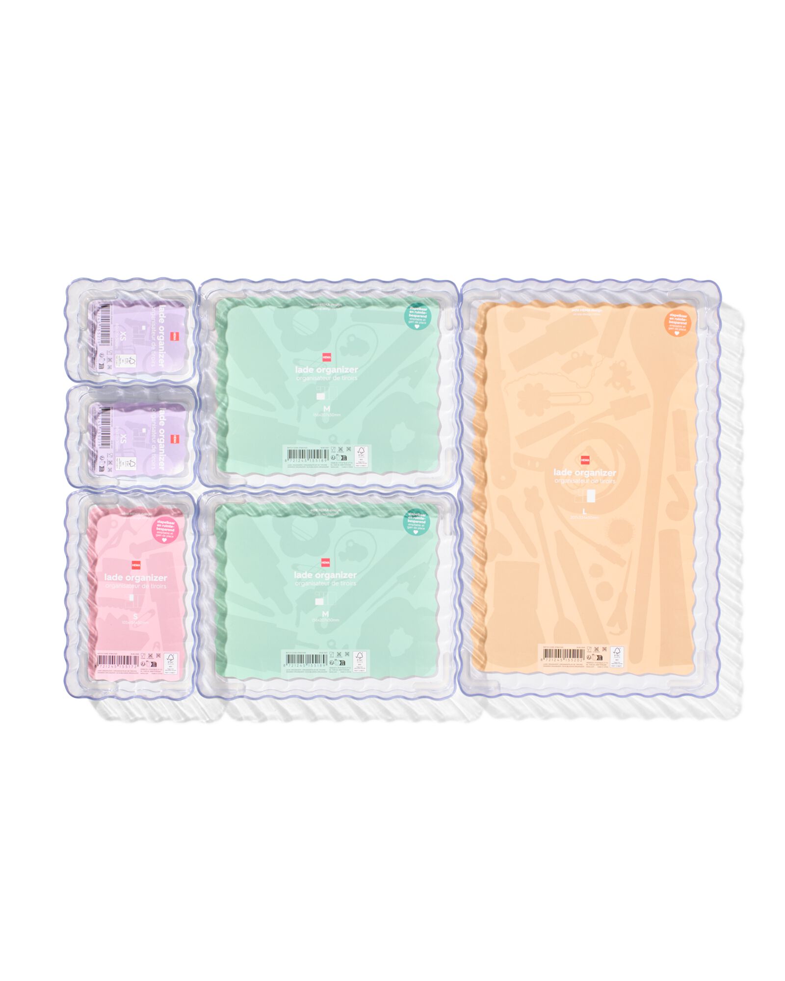 lade organizer 20.7x15.6x5cm opbergmaatje M - 39800057 - HEMA