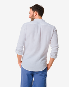 chemise mousseline homme blanc blanc - 1000030620 - HEMA