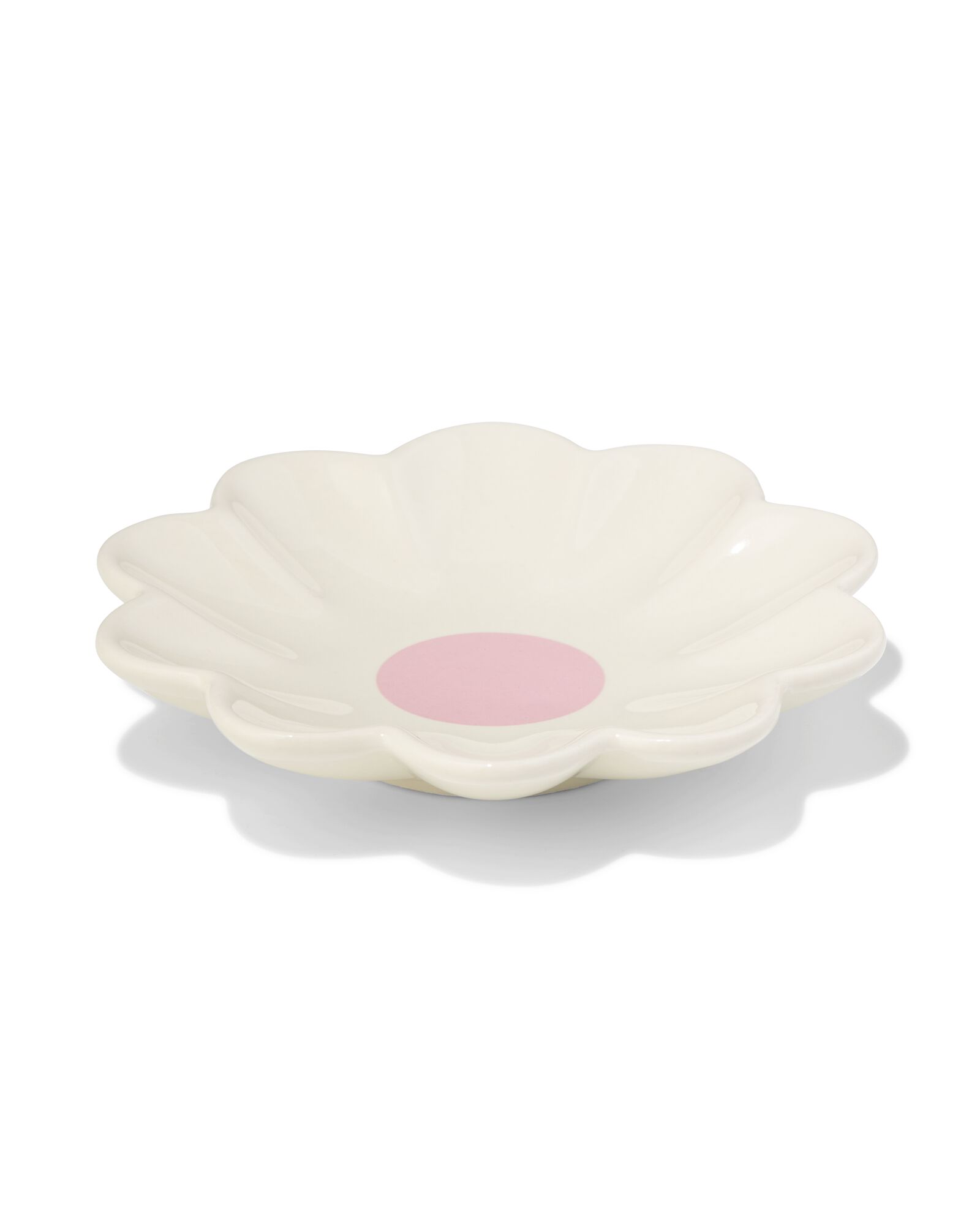 Teeuntertasse 8,3 x 8,3 x 1,5 cm, aus Keramik, Blumenform - 61104512 - HEMA