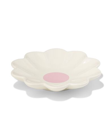 Teeuntertasse 8,3 x 8,3 x 1,5 cm, aus Keramik, Blumenform - 61104512 - HEMA