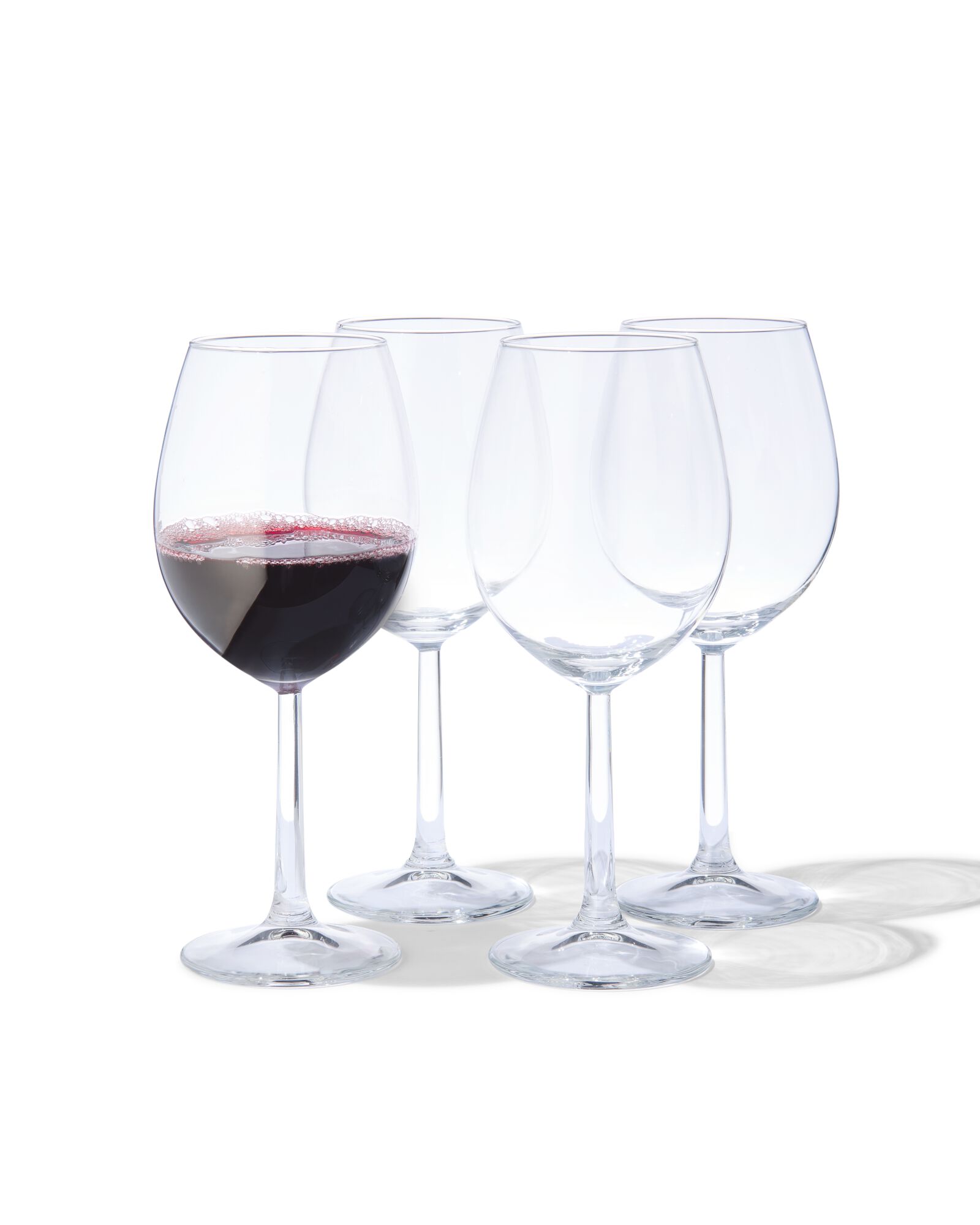 4 verres &agrave; vin rouge 430ml - 9402020 - HEMA