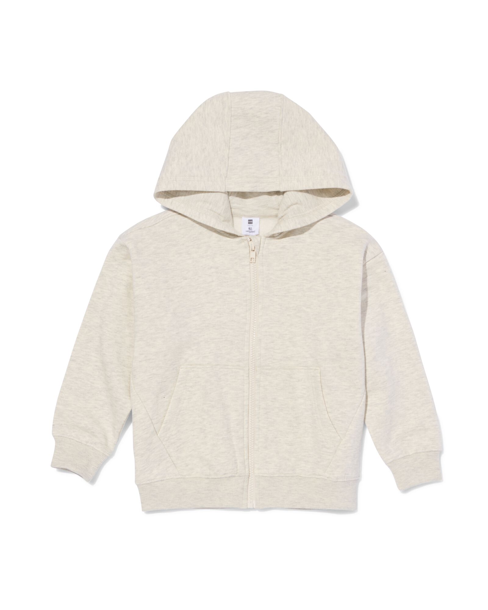 kinder sweatvest zand - 30748701SAND - HEMA