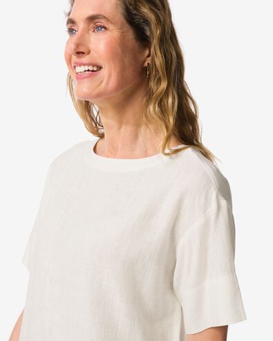 haut femme Riley  blanc blanc - 36279465WHITE - HEMA