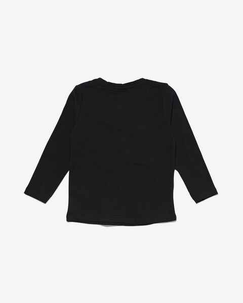t-shirt enfant noir noir - 1000013503 - HEMA