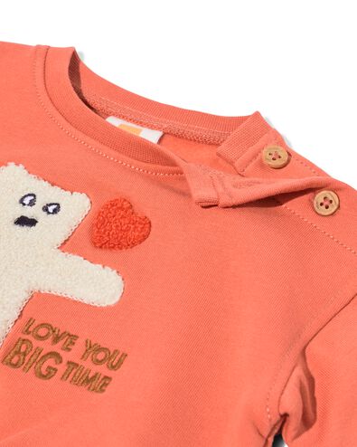 Newborn-Sweater, Bären rosa rosa - 33427520PINK - HEMA