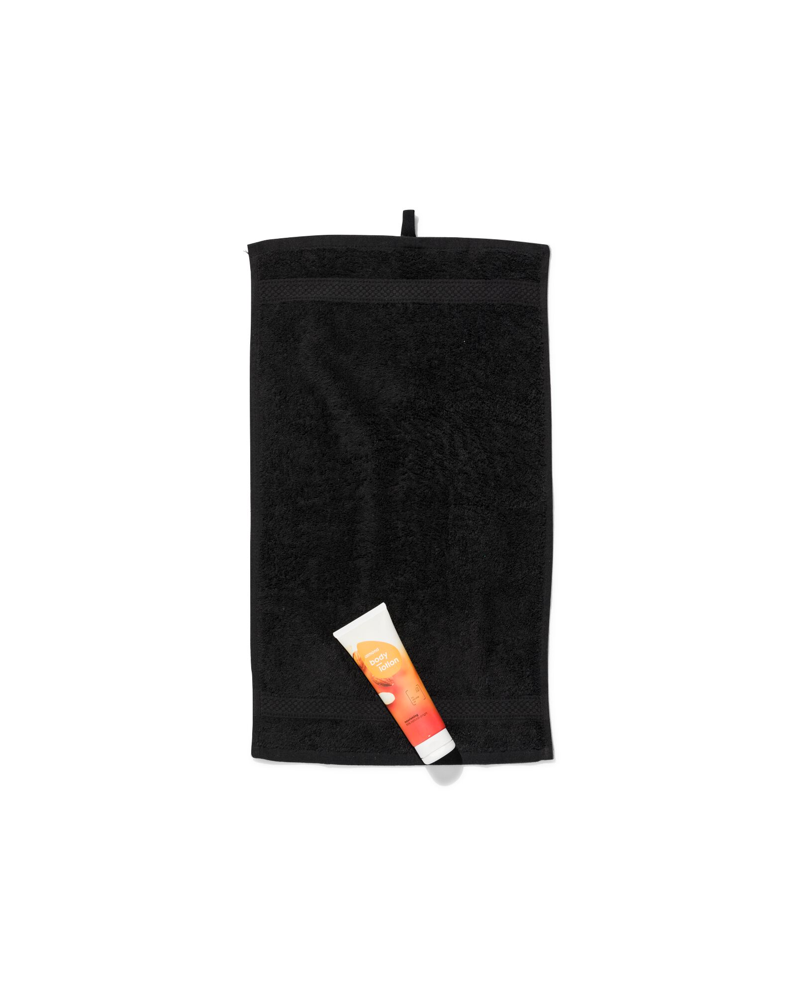 petite serviette 33x50 qualité épaisse noir noir petite serviette - 5210134 - HEMA