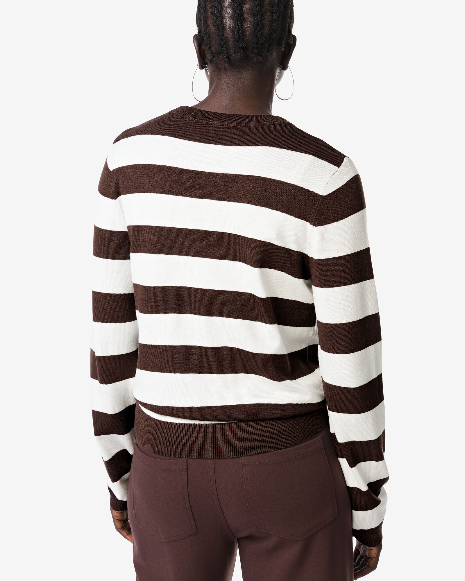 Damenpullover Lila, Feinstrick, Streifen bunt bunt - 36207180MULTI - HEMA