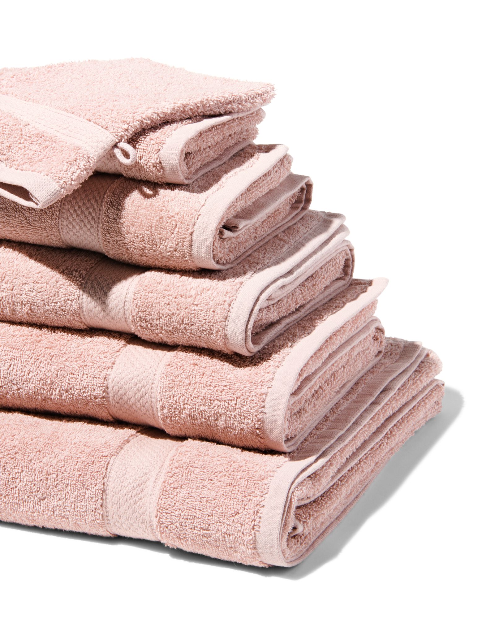 hema serviettes de bain - qualité épaisse rose pâle (rose pâle)