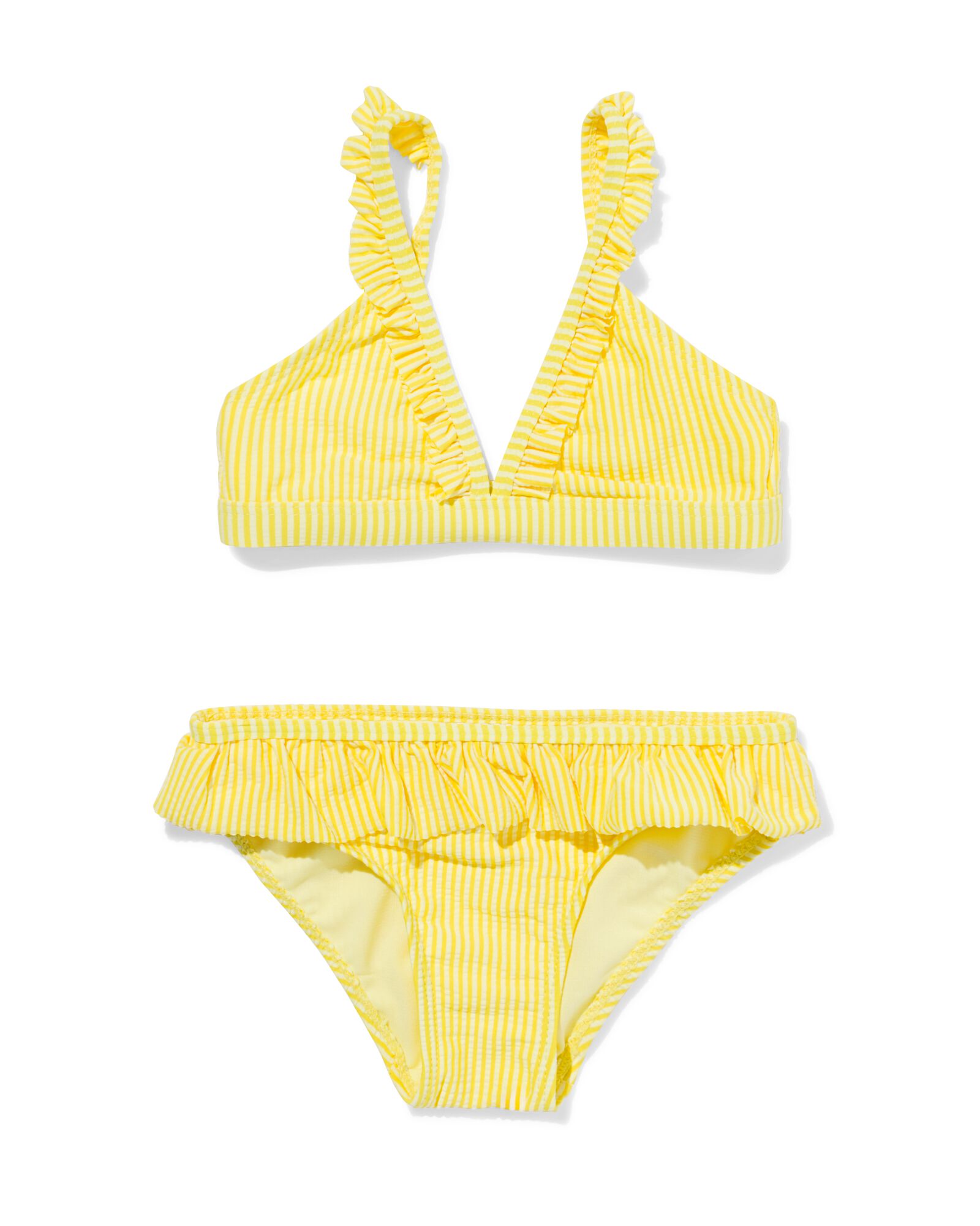 Kinderbikini, Streifen gelb - 22250070YELLOW - HEMA