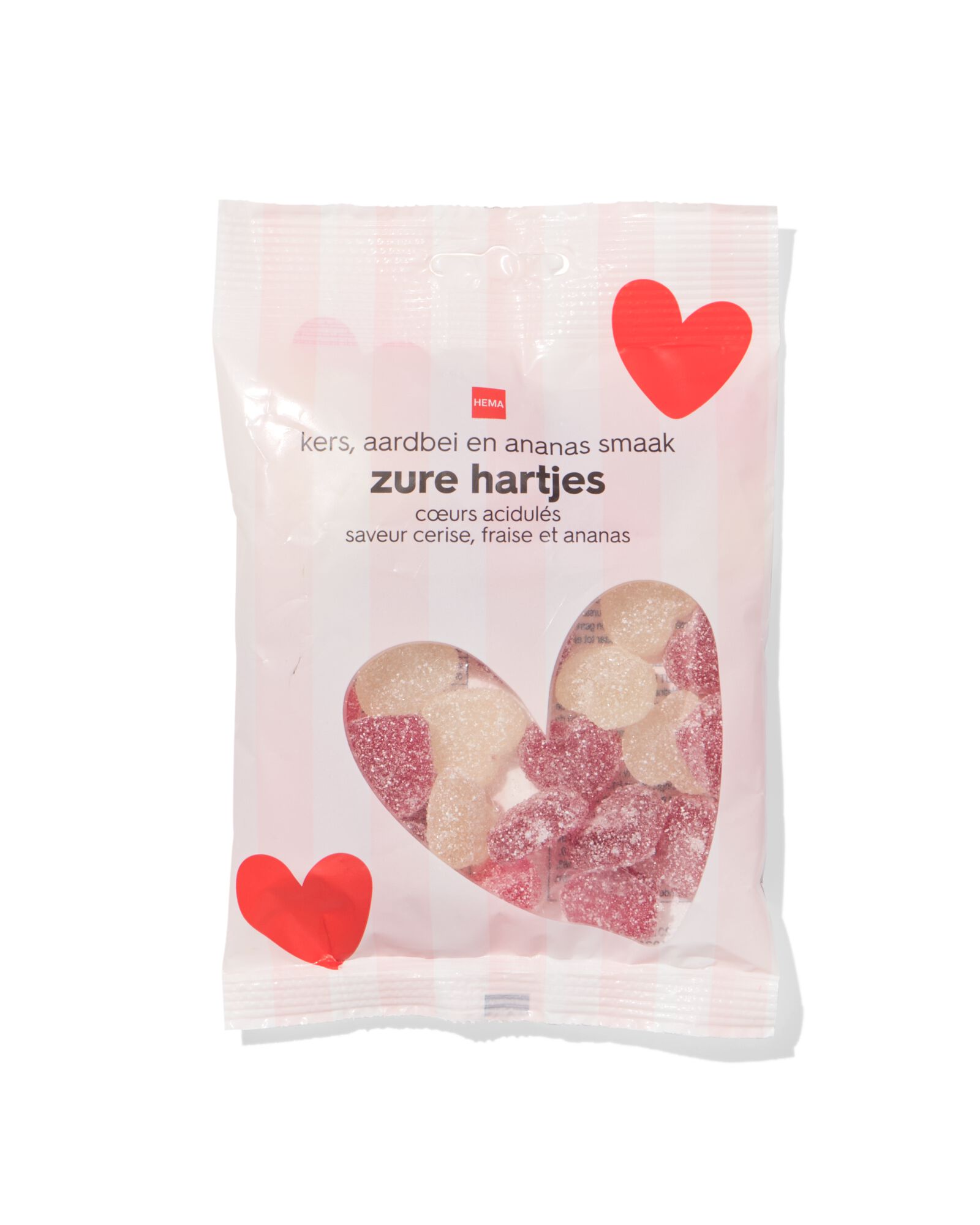 bonbons acidul&eacute;s c&oelig;urs 125 g - 24152600 - HEMA