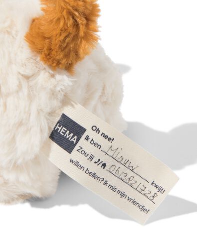 robot chat en peluche 17x14x7,5cm - 15100272 - HEMA