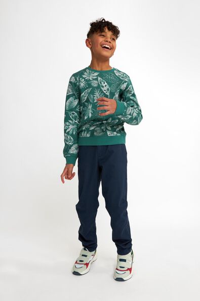 Kinder-Sweatshirt, Blätter grün - 1000026086 - HEMA