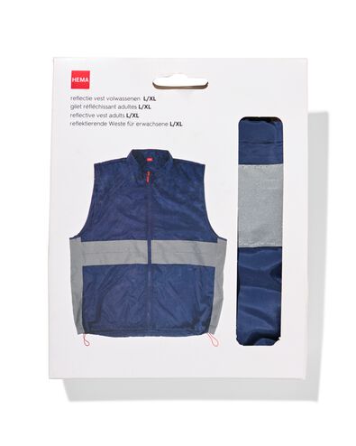 reflecterend veiligheidsvest voor volwassenen maat L-XL - 41150098 - HEMA