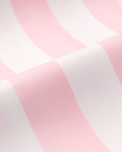 Tischdecke 220 &times; 138 cm Papier gestreift Rosa - 14250333 - HEMA