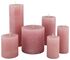 bougies rustiques rose - 1000015372 - HEMA