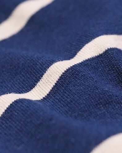 pyjama femme rayé  bleu foncé bleu foncé - 23490240DARKBLUE - HEMA