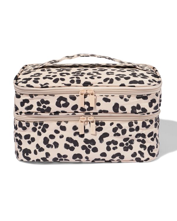 beautycase 25x17cm luipaard - 11890737 - HEMA