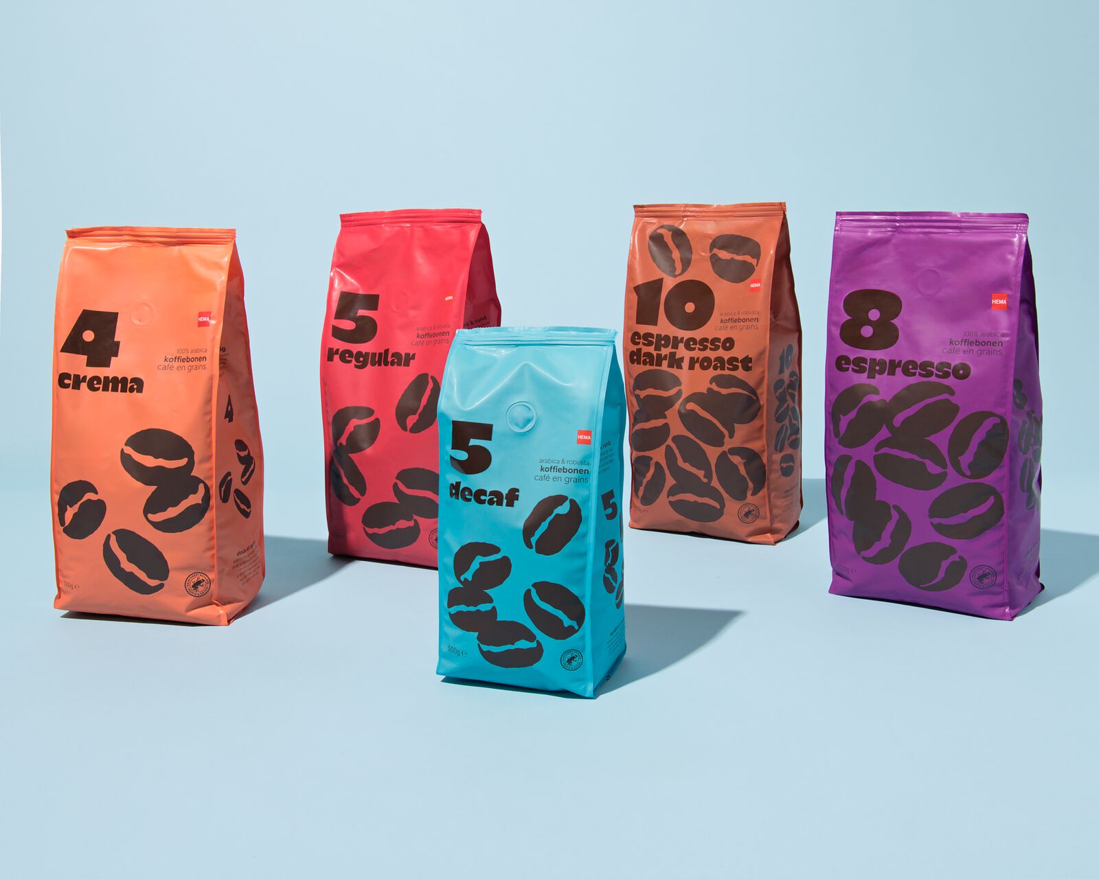 caf&eacute; en grains regular 1 000 g - 17160005 - HEMA