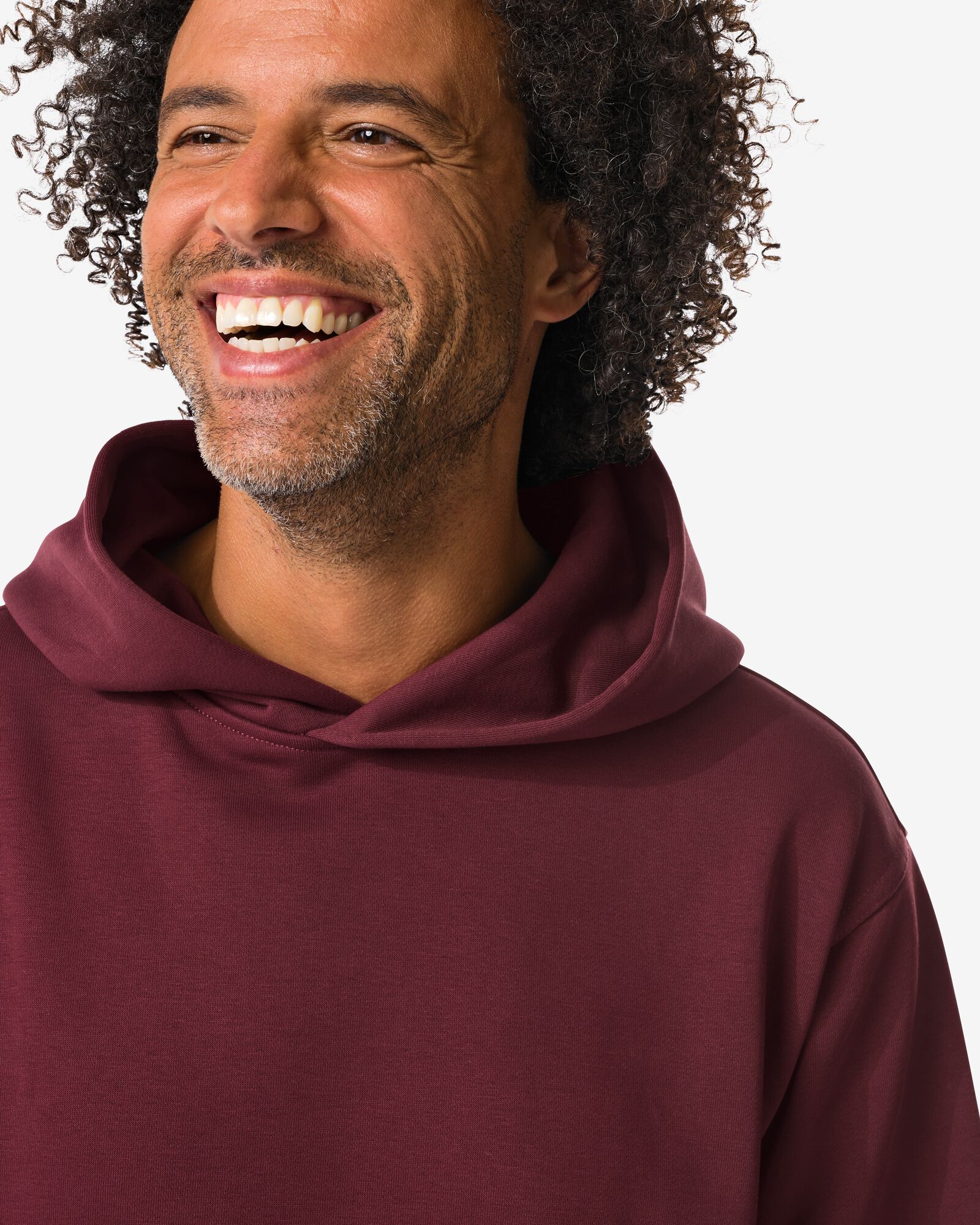 sweat &agrave; capuche homme Maarten rouge fonc&eacute; - 2101550DARKRED - HEMA