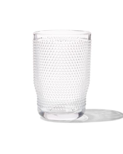 verre long drink Bergen boules relief 340ml - 9402010 - HEMA
