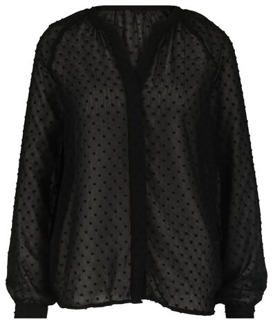Damen-Bluse schwarz - 1000021749 - HEMA