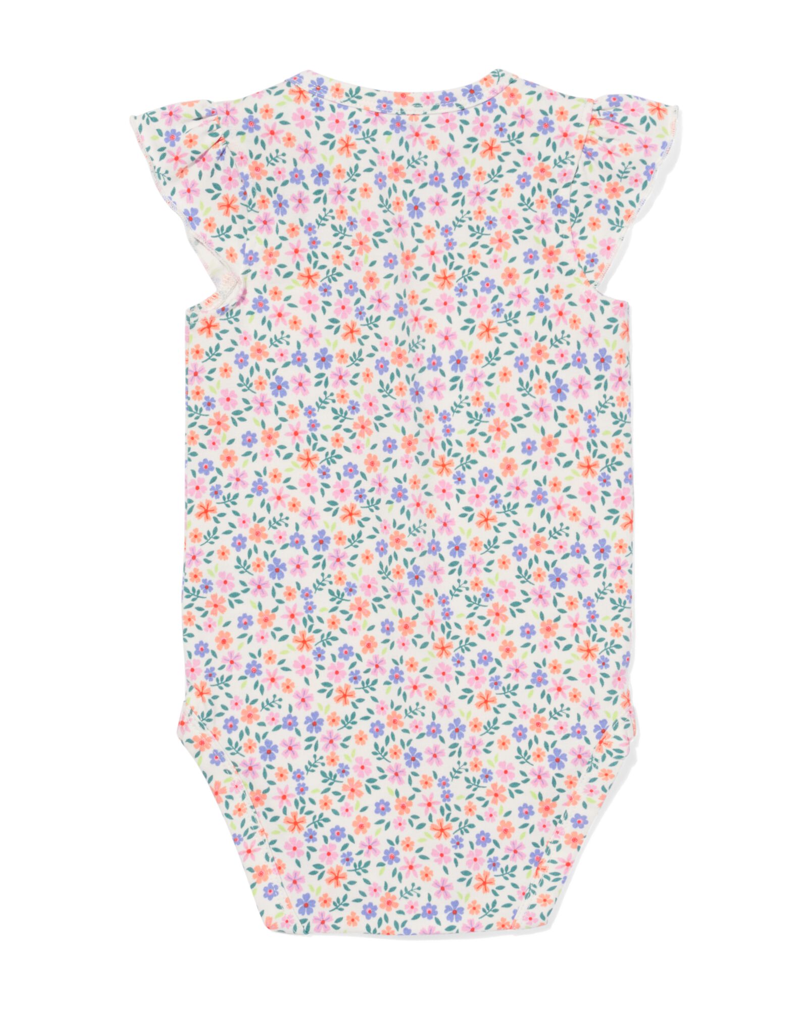 Strampler Baumwolle mit Stretch Blumen multicolor multicolor - 33317240MULTICOLOUR - HEMA