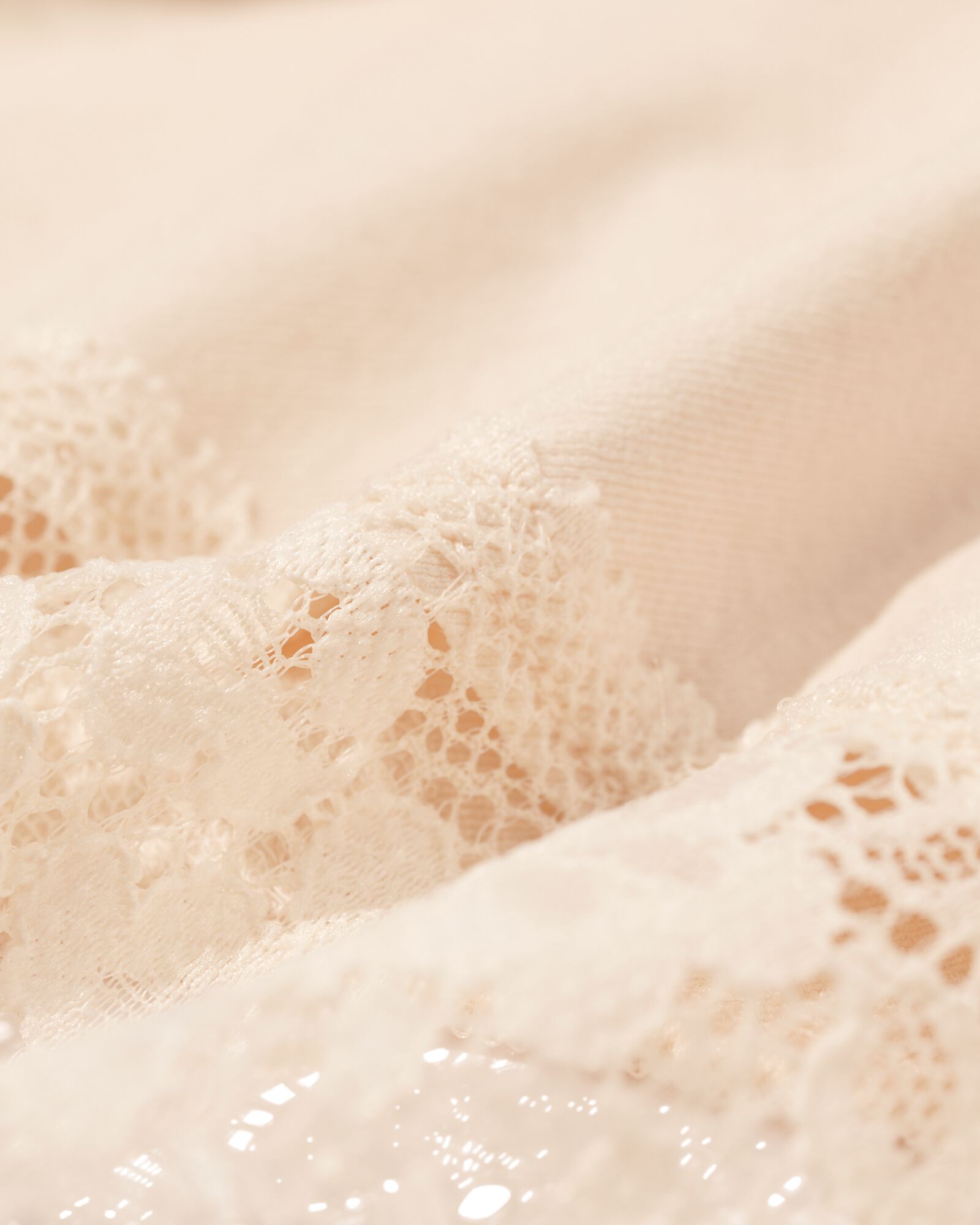 dameshipster naadloos micro met kant naturel naturel - 19603044NATURAL - HEMA