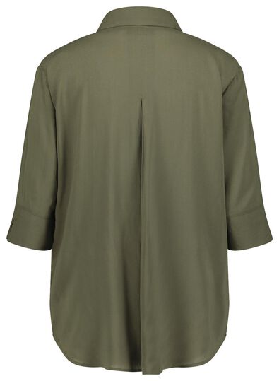 Damen-Bluse olivgrün - 1000022977 - HEMA