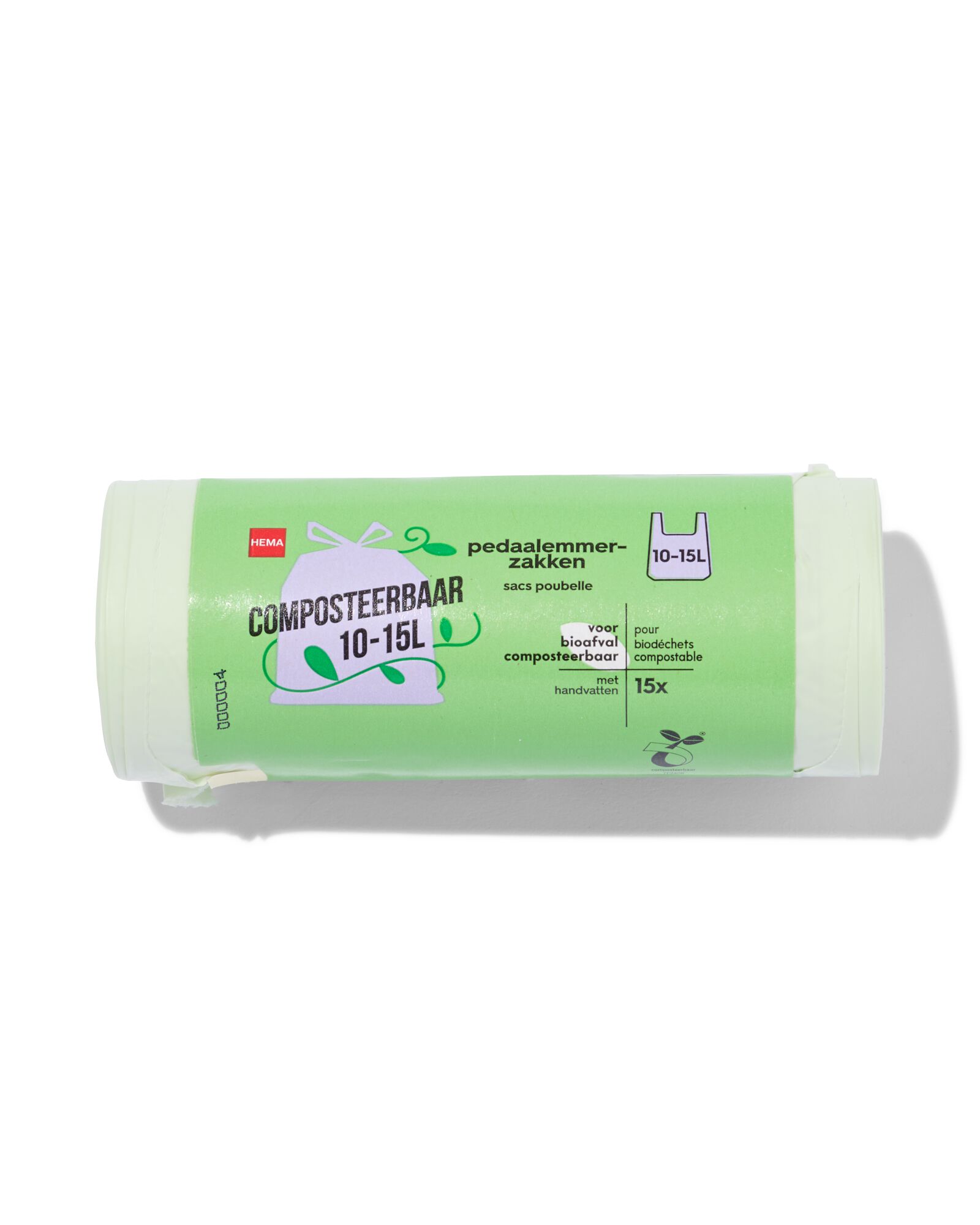 15&nbsp;sacs pour poubelles &agrave; p&eacute;dale compostables 15L - 20520020 - HEMA