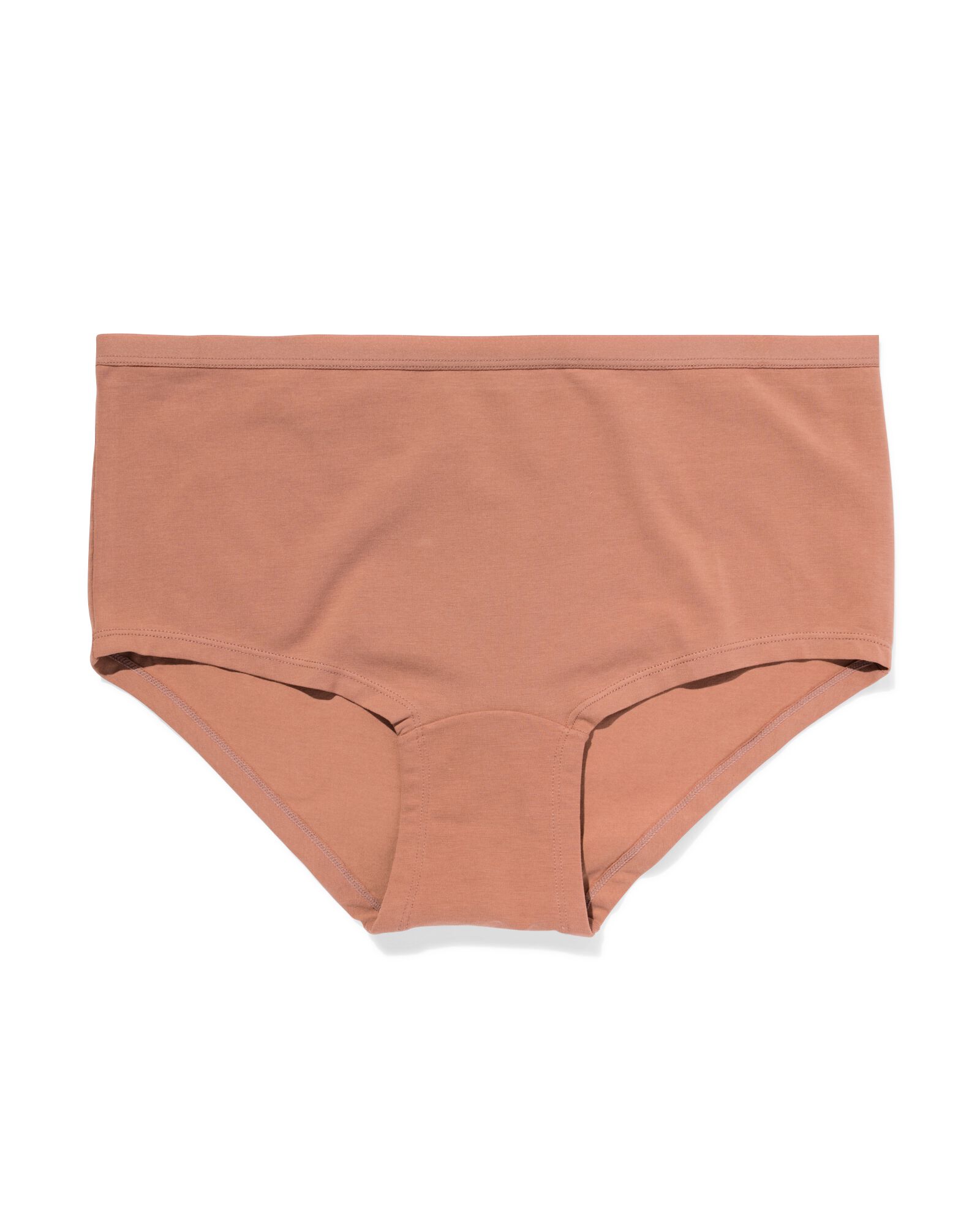 boxer femme confort parfait coton marron clair - 19661514LIGHTBROWN - HEMA