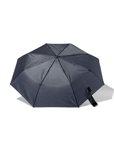 parapluie pliant gris &agrave; rayures - 16890021 - HEMA