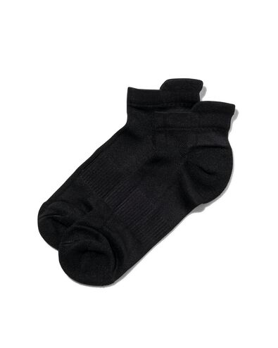 2er-Pack Herren-Kurzsocken, Sport schwarz schwarz - 1000010437 - HEMA
