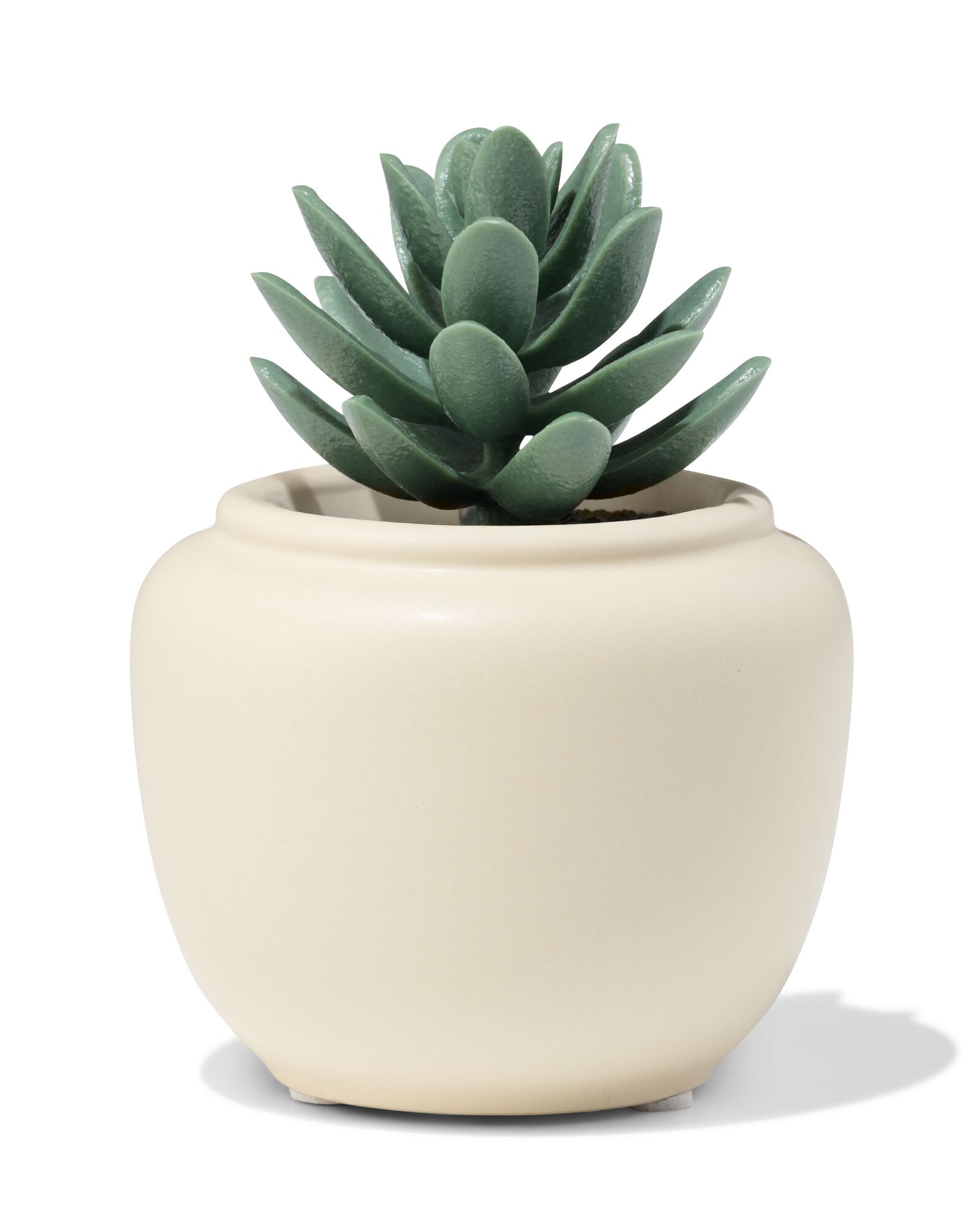cache-pot ⌀7x7,4 cm c&eacute;ramique cr&egrave;me - 13325080 - HEMA