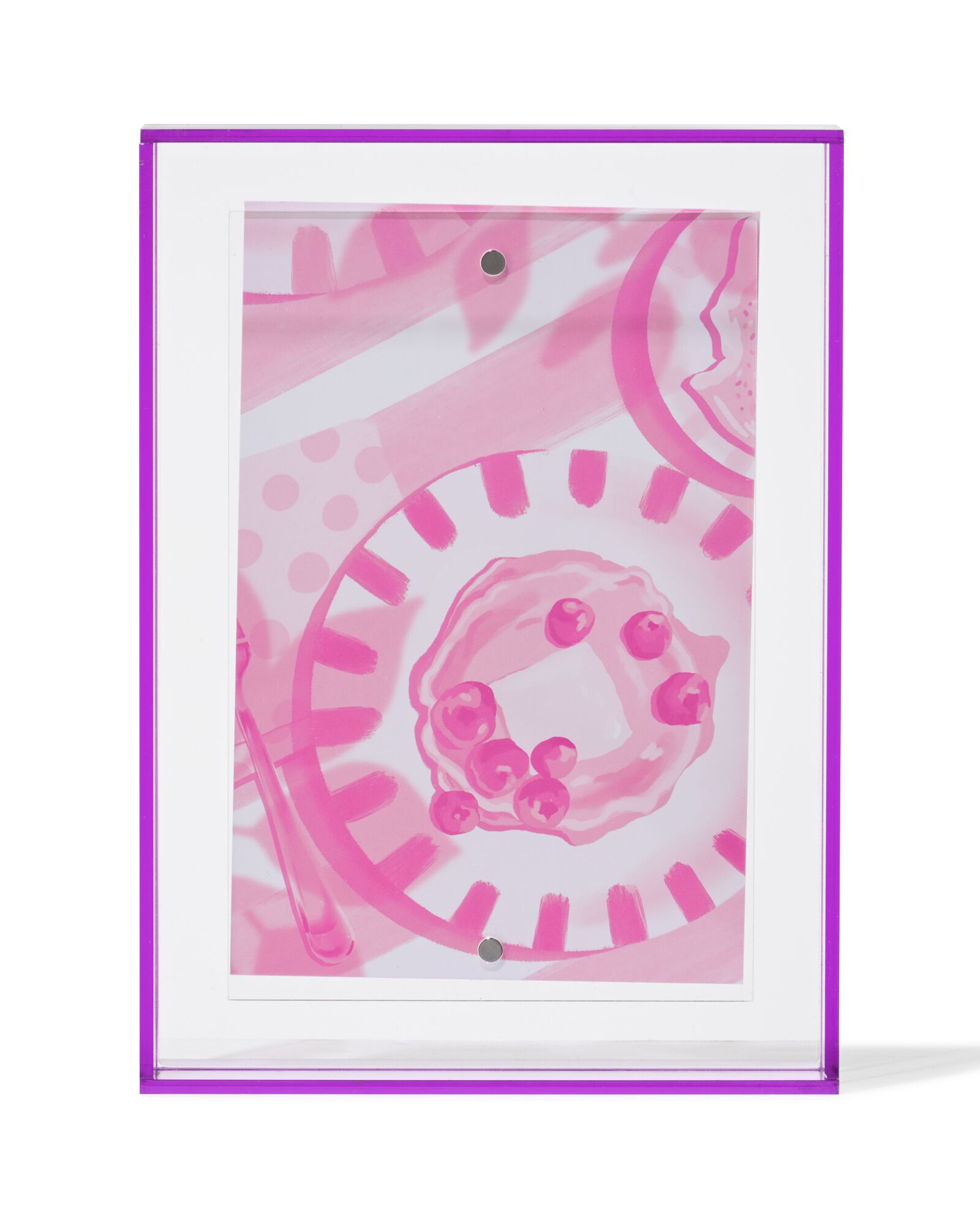 cadre photo 10x15 cm acrylique violet - 13625018 - HEMA