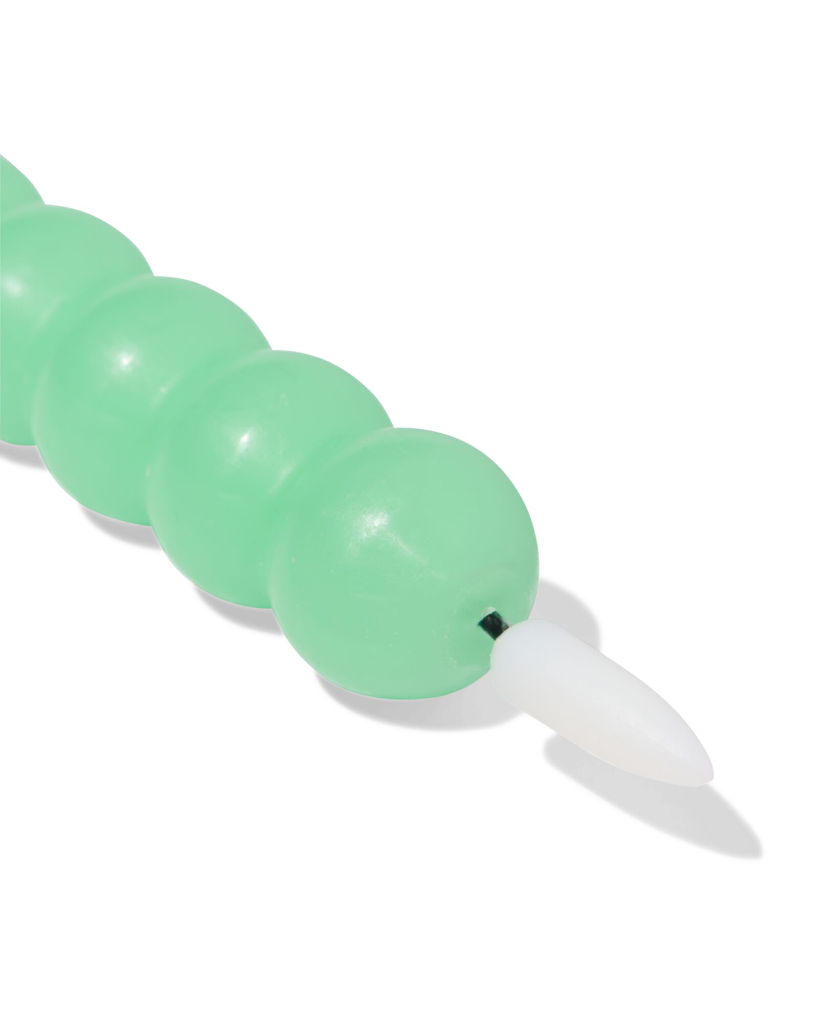 Bougie d'int&eacute;rieur LED &Oslash;2.5x29cm boule verte - 13550113 - HEMA