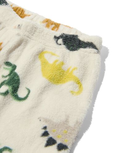 Kinder-Pyjama, Fleece, Dinosaurier beige 110/116 - 23080382 - HEMA