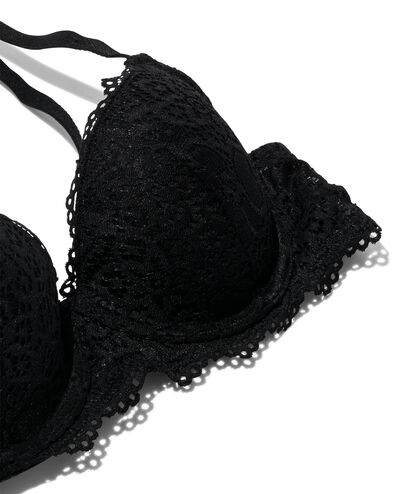 vorgeformter B&uuml;gel-BH mit Spitze schwarz schwarz - 1000014582 - HEMA