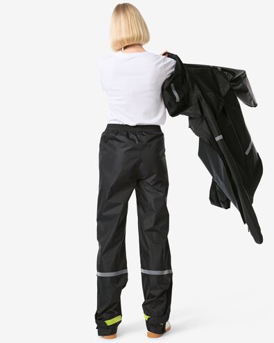 pantalon de pluie pour adulte léger imperméable noir S - 34440012 - HEMA