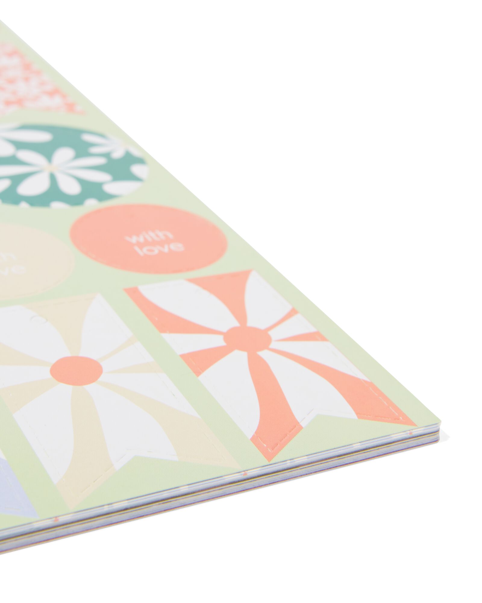 Dessinpapier A4 mit Blumen - 14106014 - HEMA